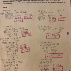 Unit 1 algebra basics answer key