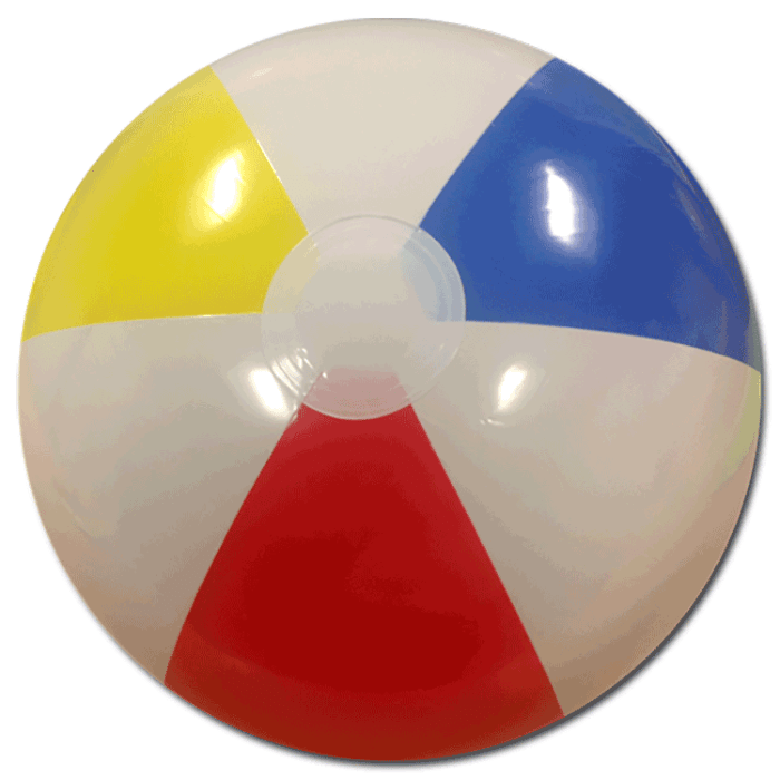 A beach ball has a diameter of 18 inches