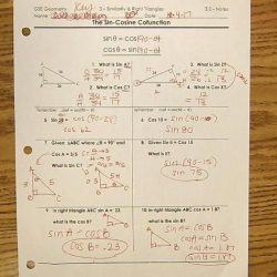 Unit 8 study guide right triangles and trigonometry