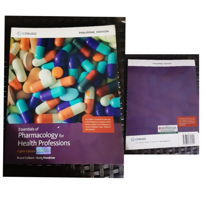 Essentials of pharmacology for health professions