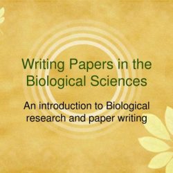 Writing papers in the biological sciences 7th edition